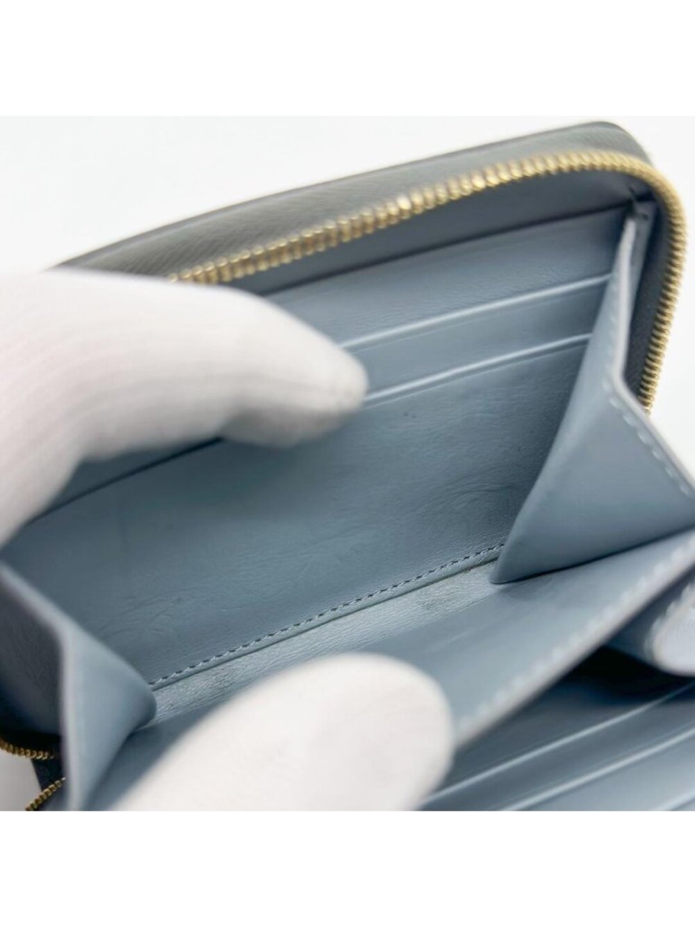Celine Zipped Wallet Compact Coin Purse - Picture 7 of 10